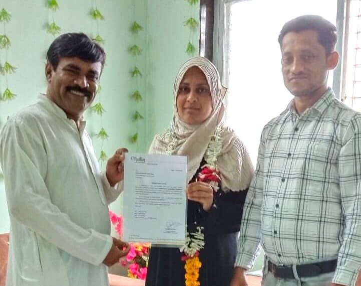 परभणी में शिक्षा जगत की रेशमा परवीन सैयद ताक़ी को मिली मुस्लिम वेलफेयर एसोसिएशन की बड़ी जिम्मेदारी