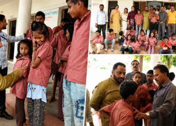 बच्चों की मुस्कान बनी सलीम सारंग की खुशी, दारव्हा के मतिमंद विद्यालय में बांटी खेल सामग्री